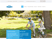 Tablet Screenshot of midwesthearingaids.com